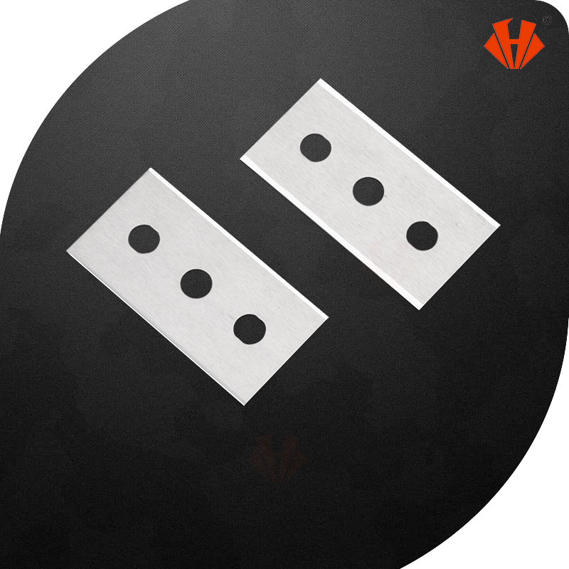 3 hole slotted double edege blades