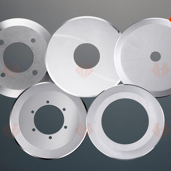 Circular tungsten carbide blades for cutting corrugated paper