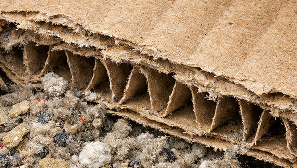 corrugated board contains