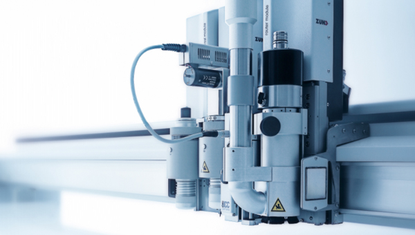 zund machine with Flat-stock blades